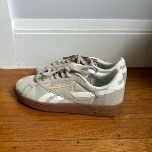 Reebok Beige and White Sneakers